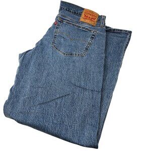Levis 559‎ Blue Jeans 36X34 Men's Blue Loose Straight Leg Denim 2022